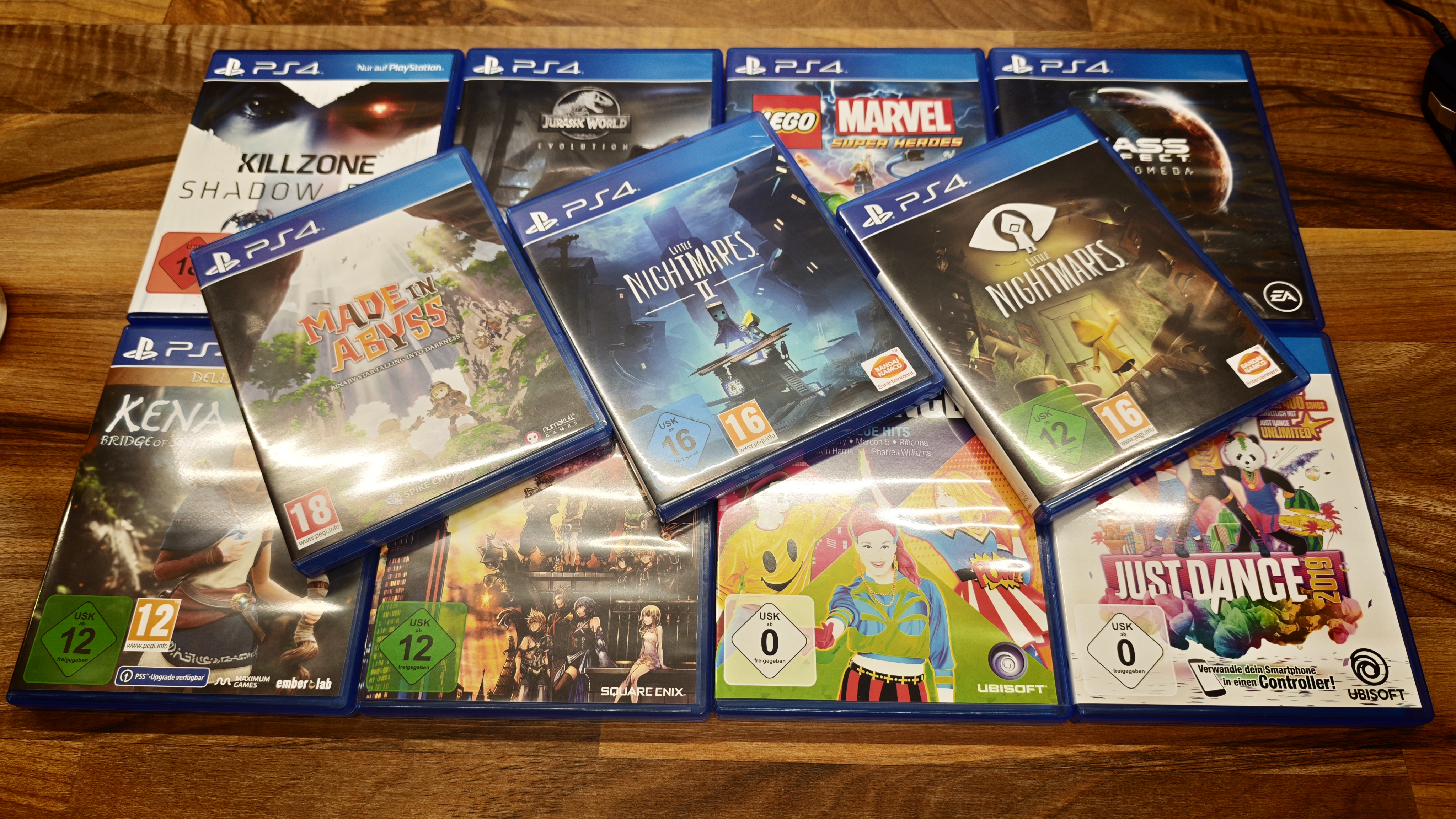 PS4 Games Sammlung Update